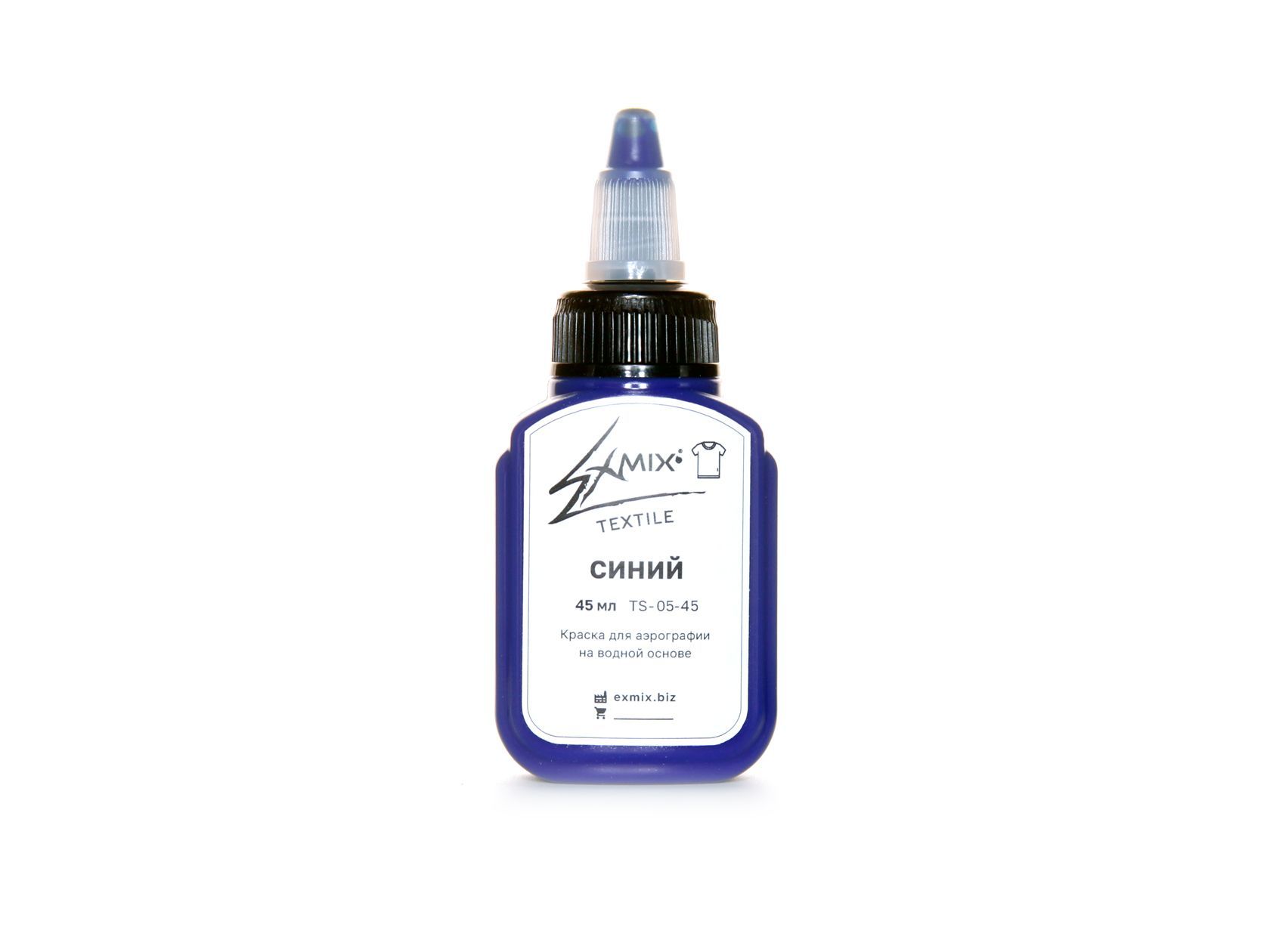1-6711251990 Краска для аэрографии EXMIX TEXTILE, БАЗОВАЯ, 45 мл — изображение 1