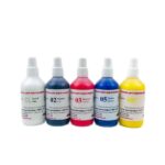 Комплект красок для аэрографии EXMIX, 5 базовых цветов по 100 мл