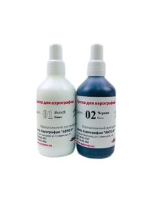 Краска для аэрографии EXMIX, базовая, комплект, 100 мл + 100 мл