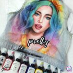 Краска для аэрографии EXMIX TEXTILE, БАЗОВАЯ, 45 мл — изображение 5